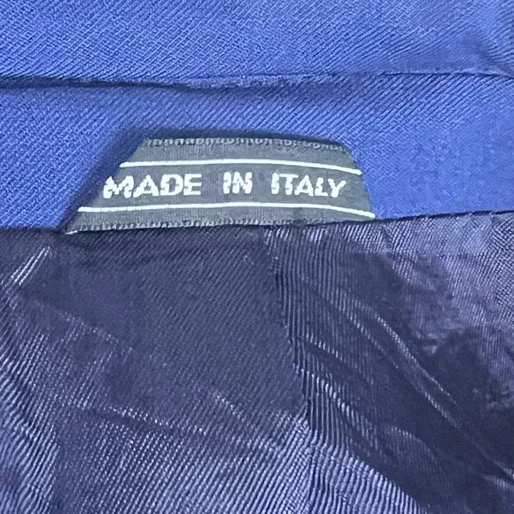 Luciano Carreli Angelico Italian Wool Blazer Sport Coat Royal Blue Mens 3 Button - Picture 16 of 16